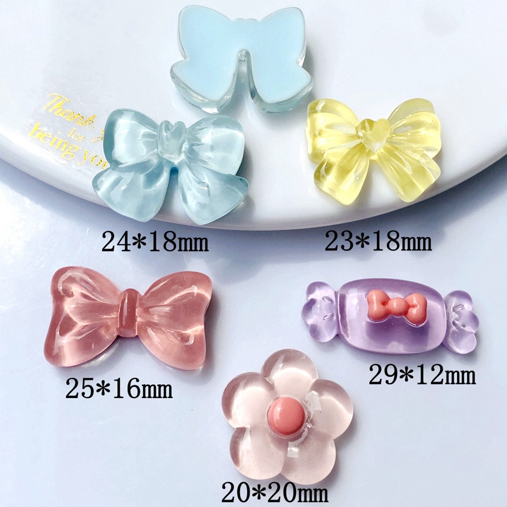 Set 10 Dây Cột Tóc Đính Đá Pha Lê Xinh Xắn Cho Nữ