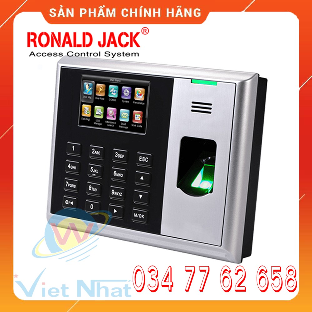 Máy Chấm Công Vân Tay Ronald Jack KB300C