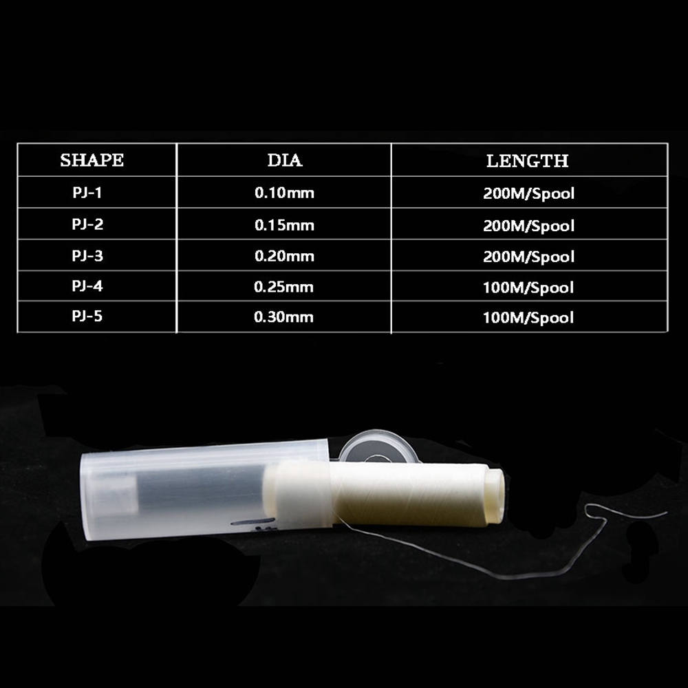 1 Cuộn Dây Nylon Pj1/2/3/4/5 Sợi Cước Câu Cá