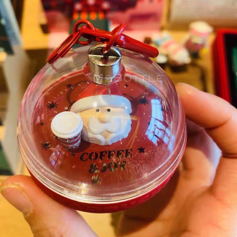 MÓC KHOÁ QUẢ CẦU STARBUCKS + CARD