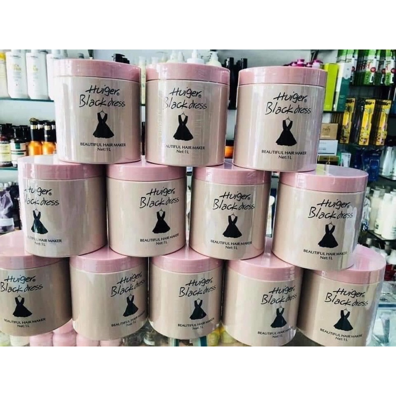 Kem hấp ủ xả Huiger Black Dress 1000ml váy đen