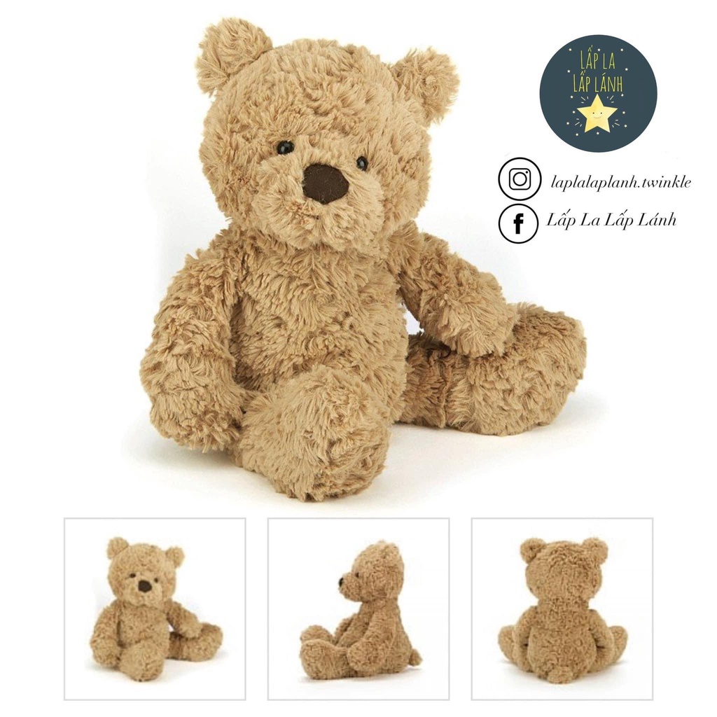 JELLYCAT Thú bông siêu mềm mịn êm ái, không rụng lông, an toàn cho bé