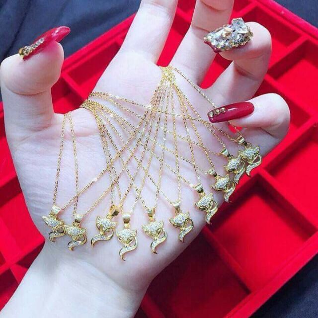 Dây hồ ly bạc xi vàng tây💃💃💃