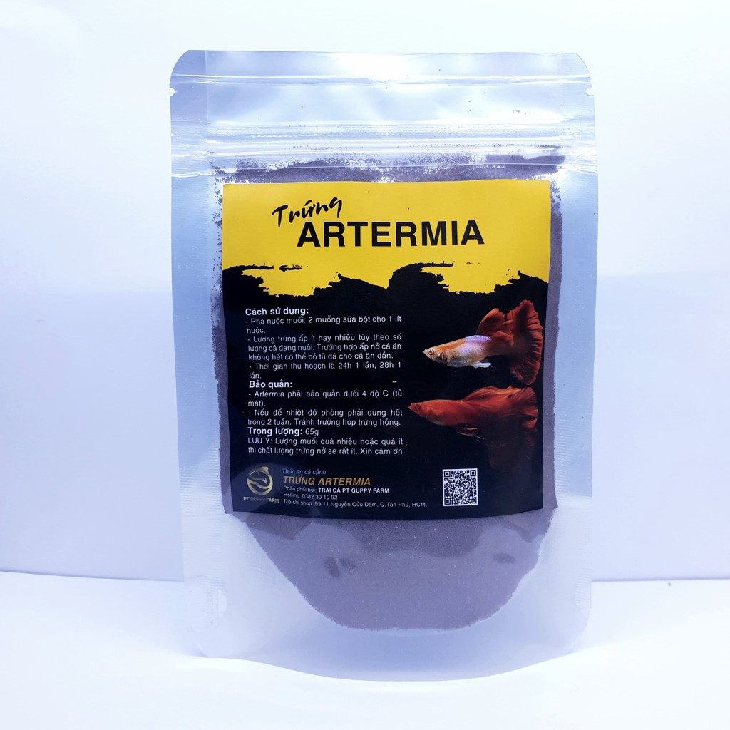 Trứng Artermia Ấp Nở