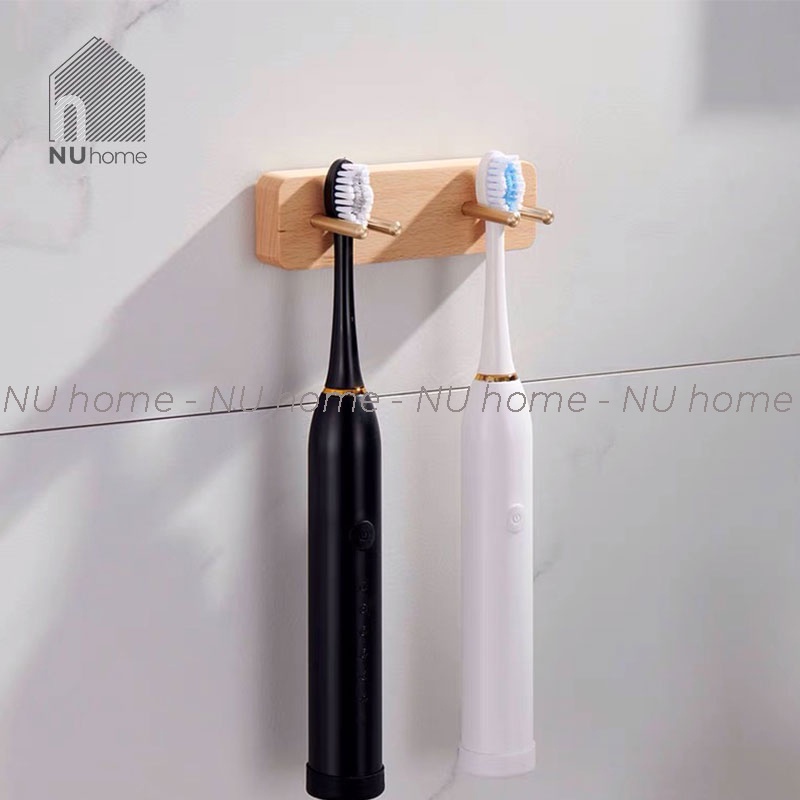 nuhome.vn | Giá treo bàn chải đánh răng - Ruda, được thiết kế đơn giản tiện dụng bằng chất liệu gỗ tự nhiên cao cấp