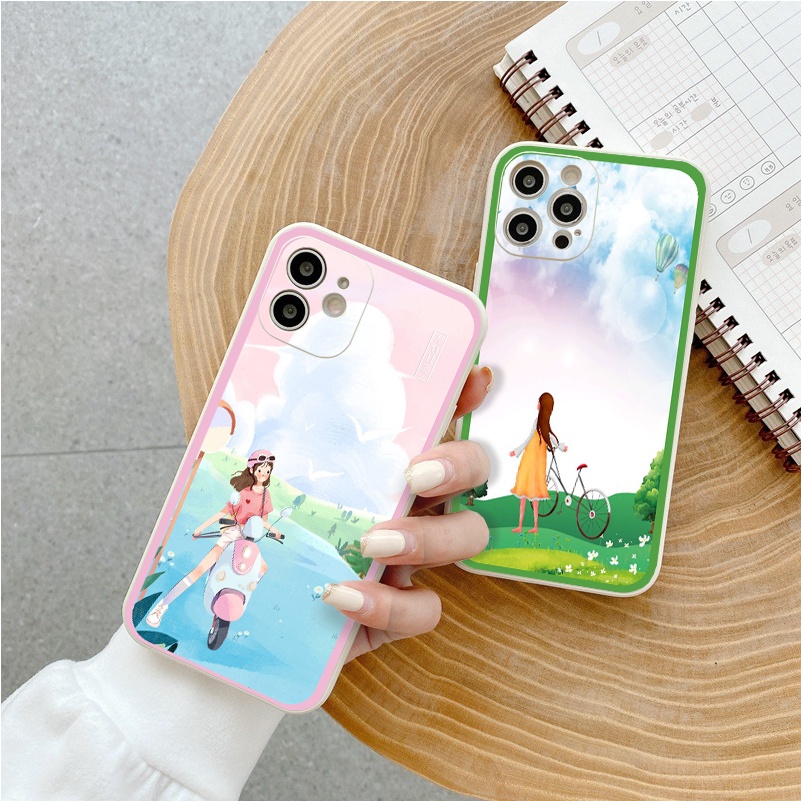 Ốp lưng iphone nàng thơ mộng mơ trong rừng ốp iphone bảo vệ camera 13/12/pro/promax/x/xs/xsmax/6/7/8/se2020/11promax