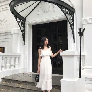 Đầm Maxi lưng nơ