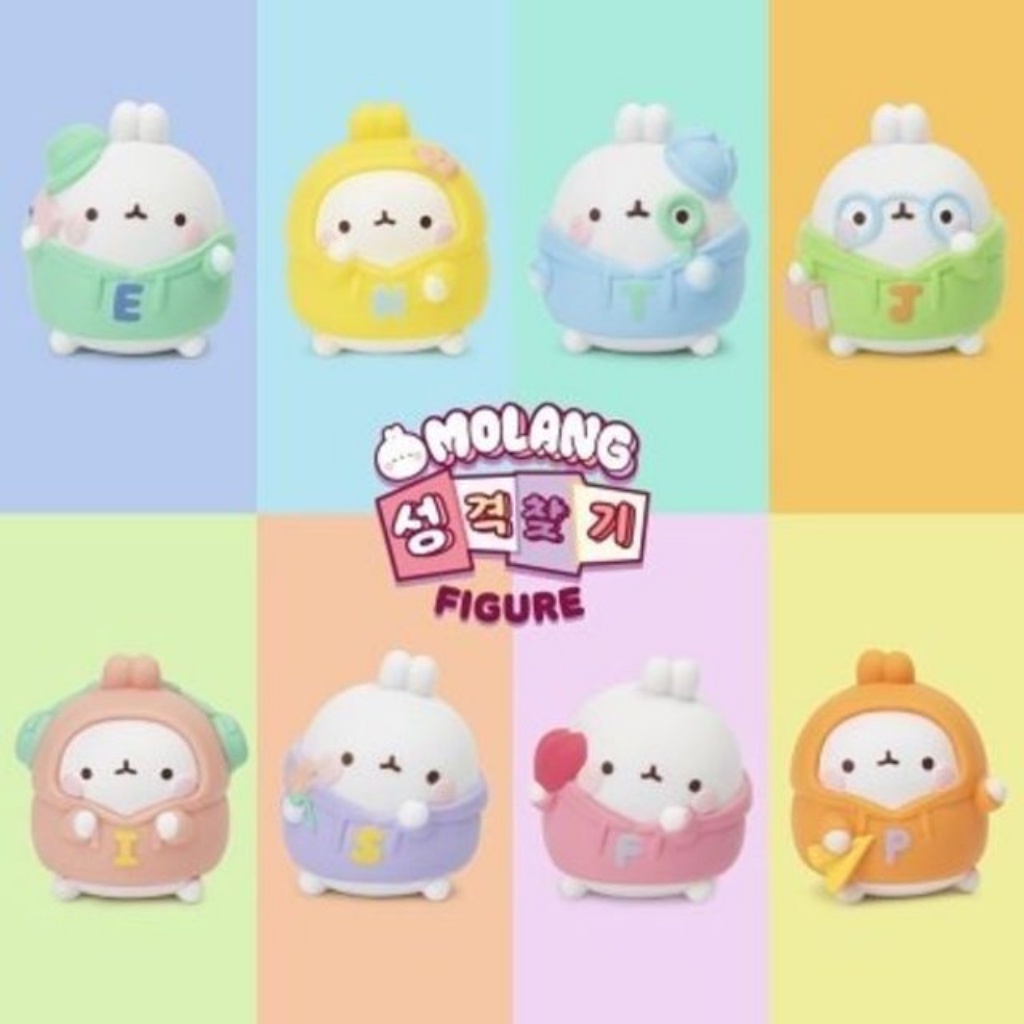 Mô Hình Nhân Vật Molang MBTI 8 Kiểu Bằng PVC