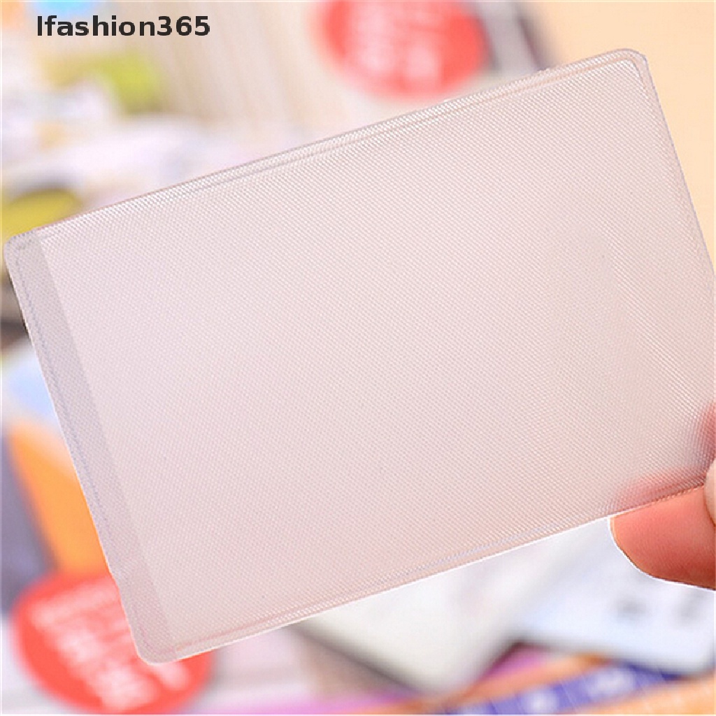 Bộ 10 bao đựng thẻ ID bằng PVC trong suốt tiện dụng