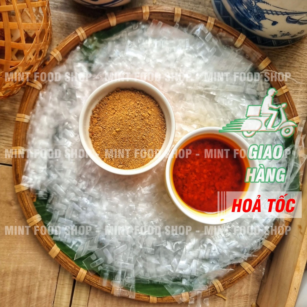 Bánh Tráng Sate Muối Bột Xâu 10 Gói