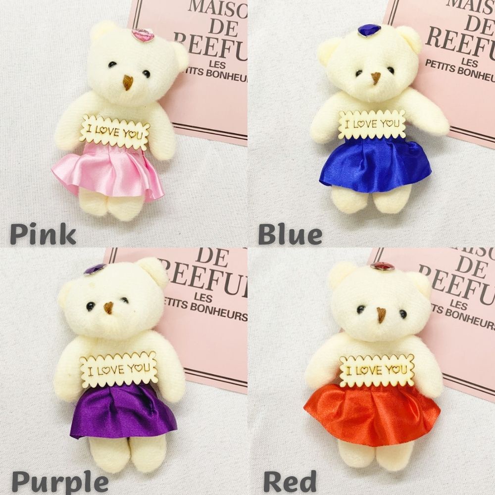 COMBO 10 GẤU BÔNG MINI ĐÁNG YÊU Bằng Bông Mềm Mại