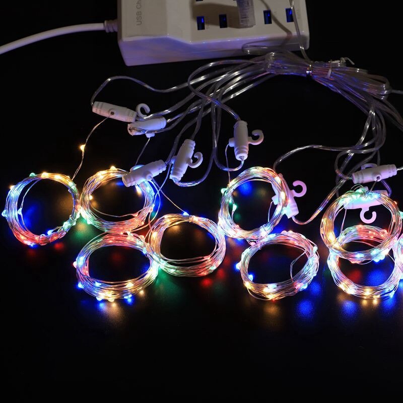 Dây Đèn Led 8 Chế Độ Trang Trí Tiệc