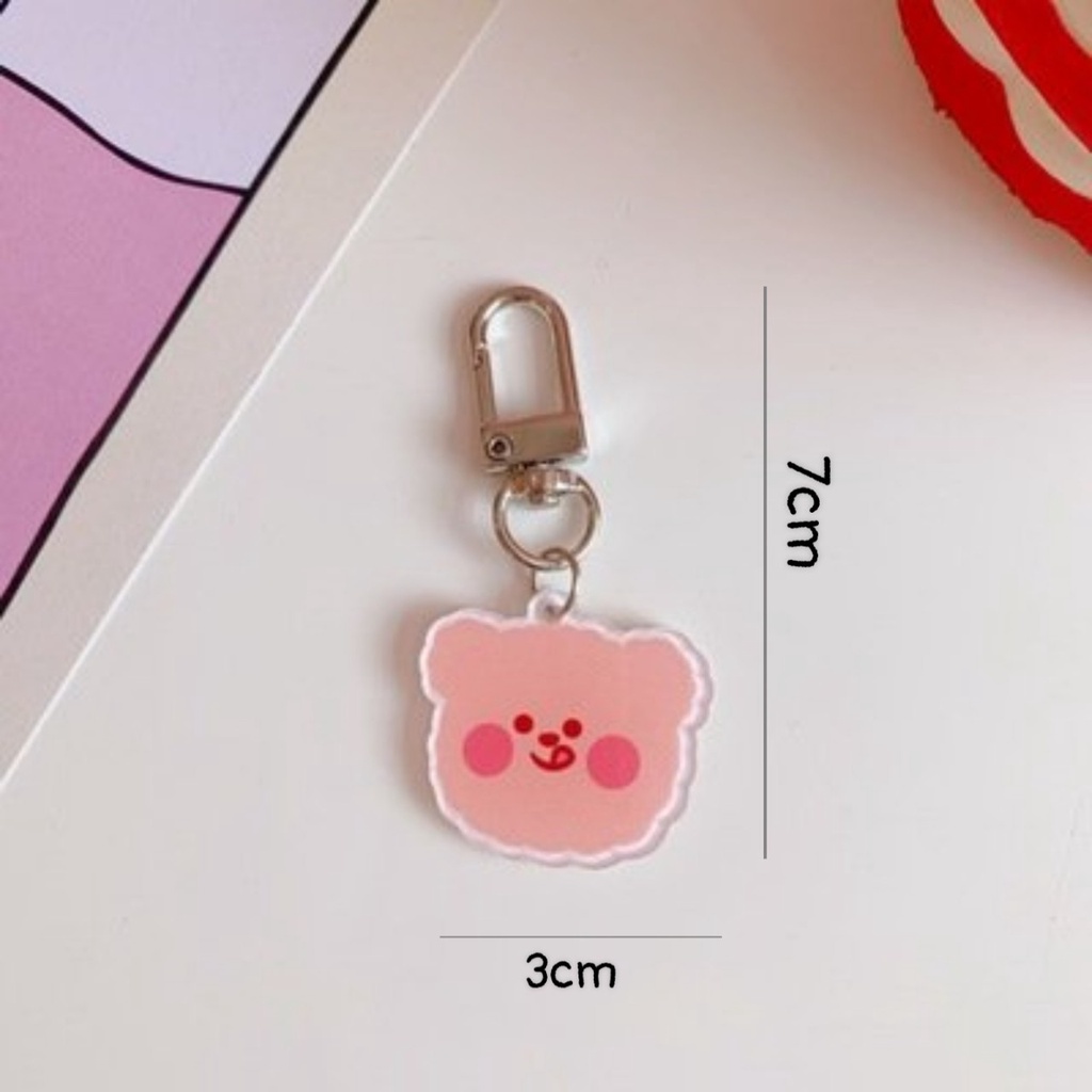 Móc khóa treo balo, túi xách, móc gắn chìa khóa, móc gắn hộp bút - nhiều mẫu hình xinh xắn, dễ thương, Lame.Store