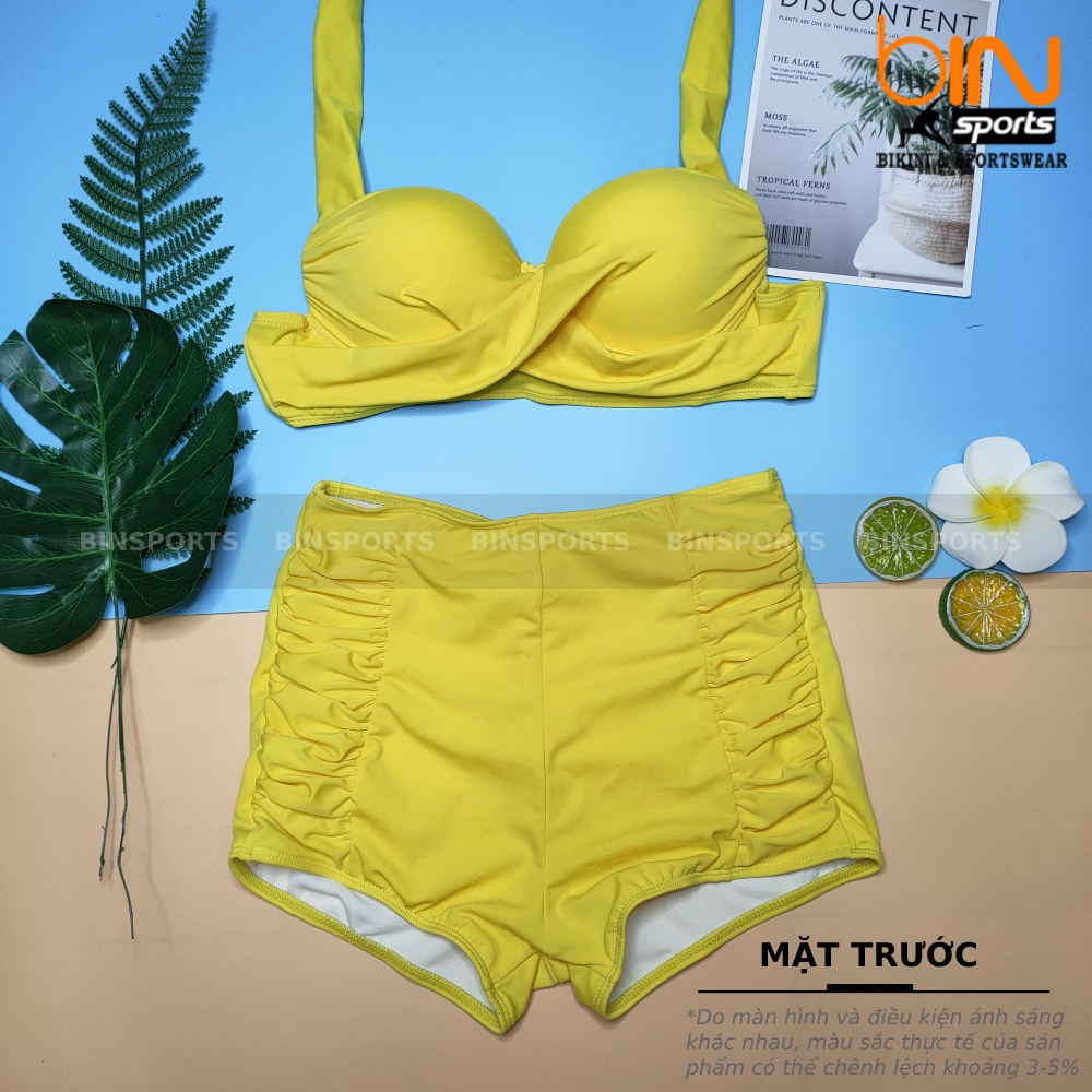 Đồ Bơi Nữ Hai Mảnh Quần Đùi Mặc Đi Biển Bin Sports BHV053