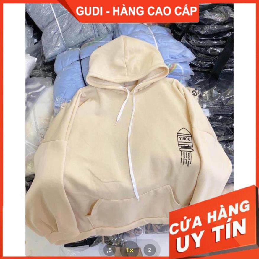 Áo Nỉ Hoodie Nữ Nam Unisex Tên Lửa, Áo Thun Nỉ Chất Đẹp | BigBuy360 - bigbuy360.vn