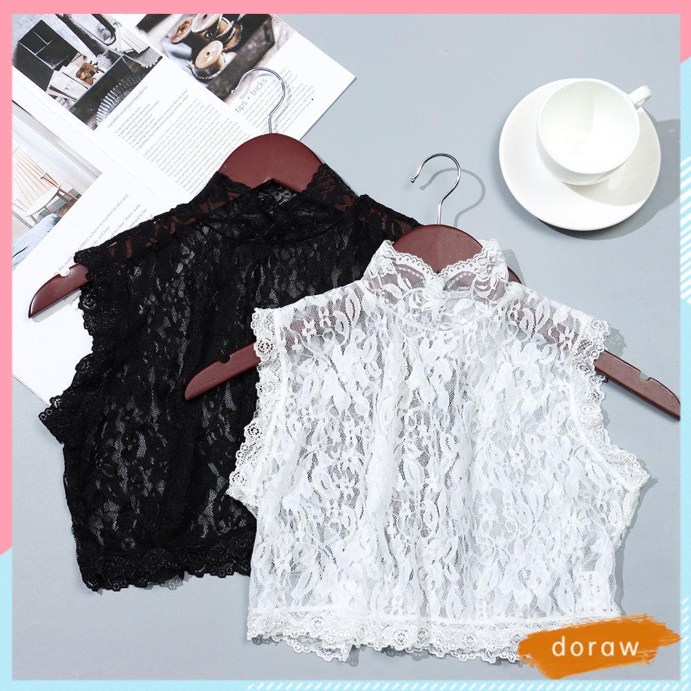 Cổ Áo Sơ Mi Giả Cà Vạt Thời Trang Vintage