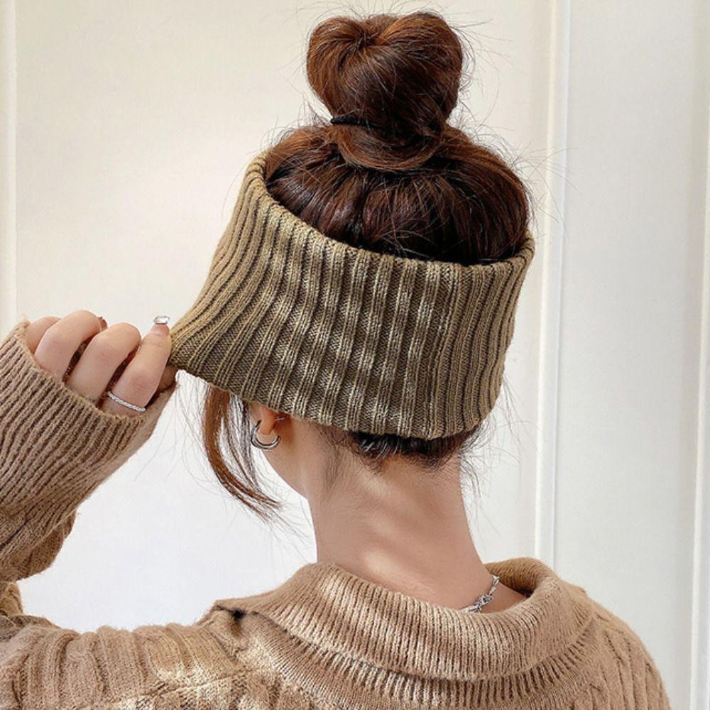 Băng Đô Vải Dệt Kim Co Giãn Hình Gấu Dễ Thương