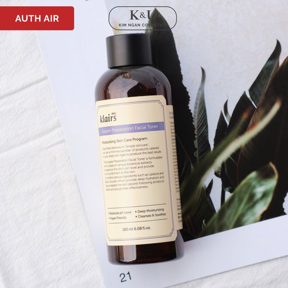 Nước Hoa Hồng Klairs Supple Preparation Toner - 180ml - Xuất Xứ Hàn Quốc | BigBuy360 - bigbuy360.vn