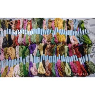 Set 100 tép chỉ không mã đủ màu( 300g)