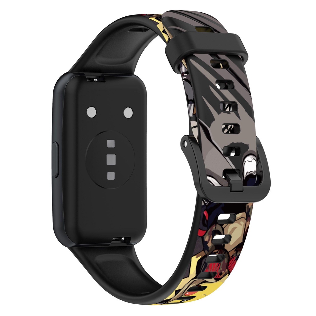 MYRONGVN Dây Đeo Thay Thế Chất Liệu Silicon Màu Trơn Cho Huawei Band 7