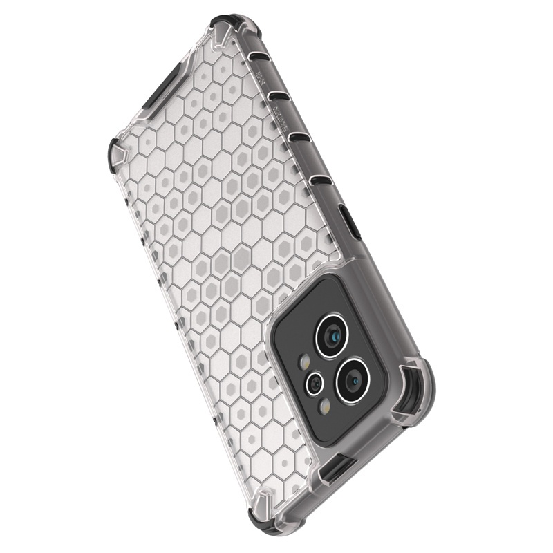 Ốp Điện Thoại TPU Nhựa Trong Suốt Họa Tiết Tổ Ong Cho Realme GT2 Pro
