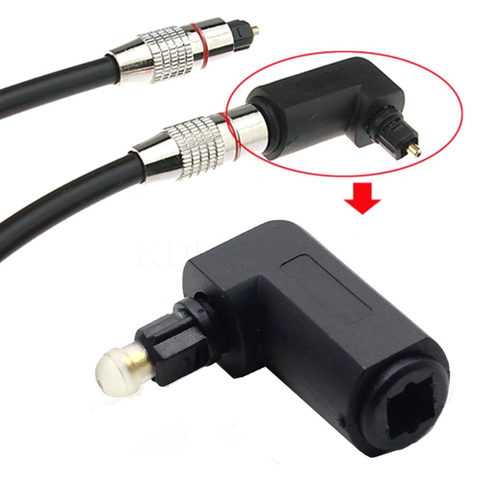 Đầu chuyển đổi âm thanh đầu cái sang toslink đực góc phải