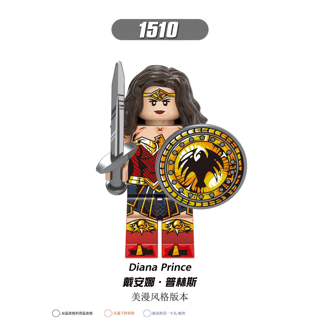 Minifigures Các Mẫu Nhân Vật Trong Wonder Woman Mẫu Mới Ra X0288