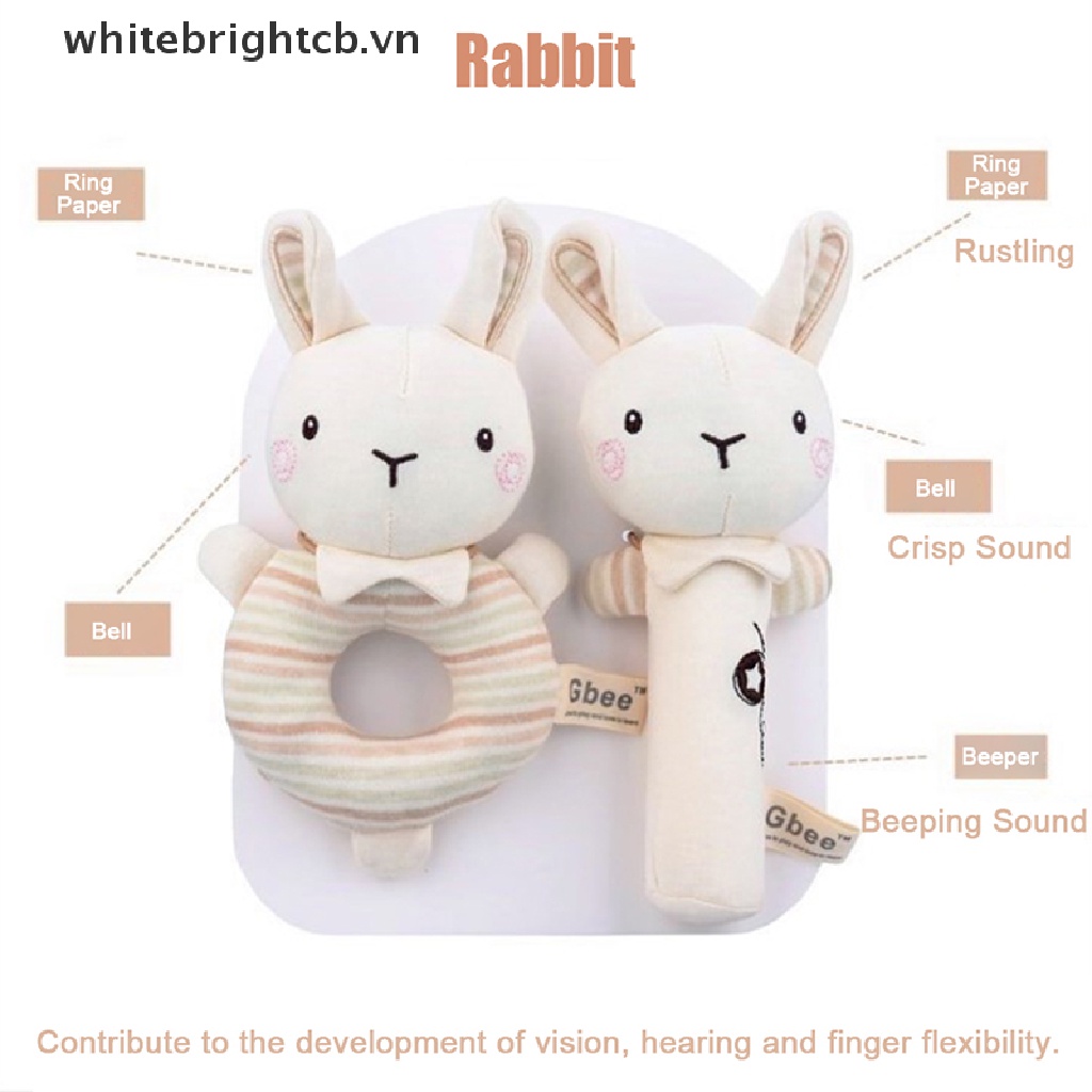 / / Myvn / / Đồ Chơi Lúc Lắc Cầm Tay Hình Động Vật Hoạt Hình Nhồi Bông Mềm Mại