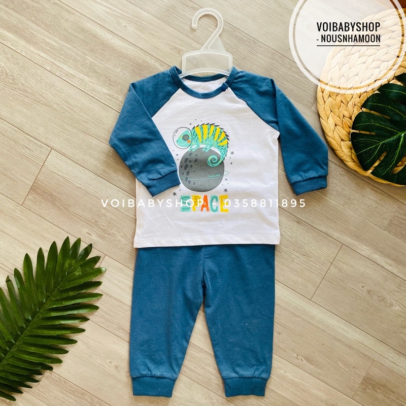 Bộ dài tay mỏng Lullaby bé trai NH451M