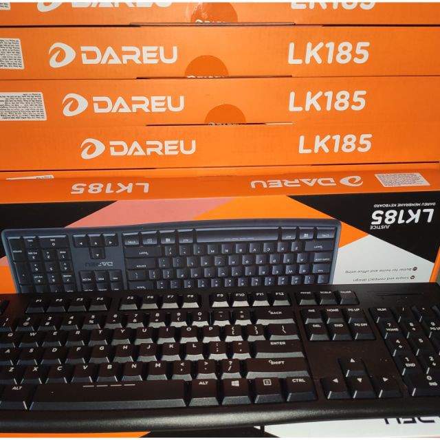 Bàn phím chuột máy tính văn phòng có dây DAREU LK185 + LM103 bảo hành 24 tháng