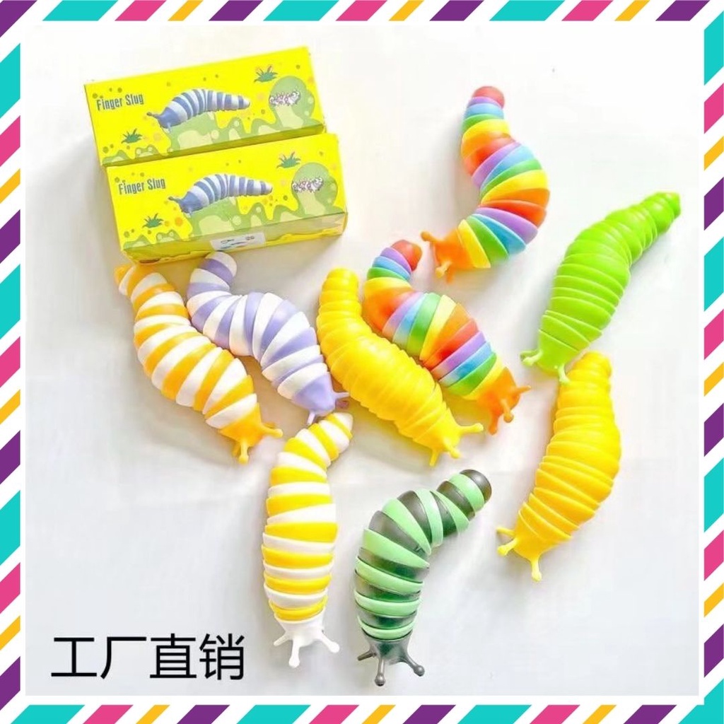 Đồ chơi Sâu hot, đồ chơi giải stress, con sâu thần tài, đồ chơi con sâu Larva vui nhộn - Nhíp Shop