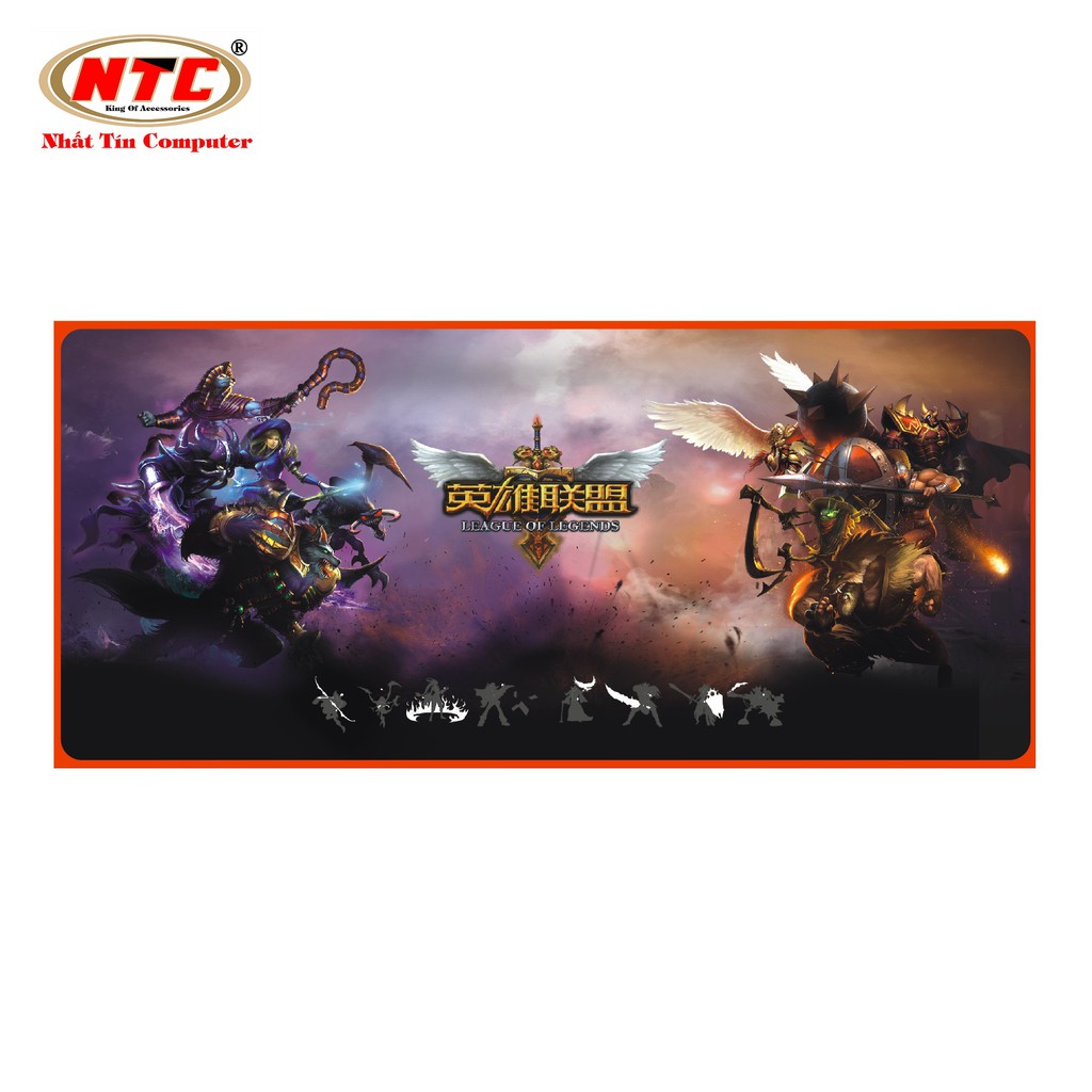 Miếng lót chuột size lớn chơi game NTC hình Game ngẫu nhiên - Loại Mousepad Speed