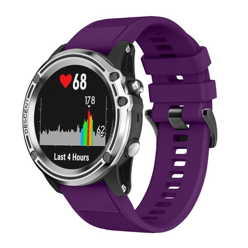 Dây đồng hồ tháo lắp nhanh 22mm bằng silicone cho Forerunner 935 Fenix 5 5X Plus Garmin