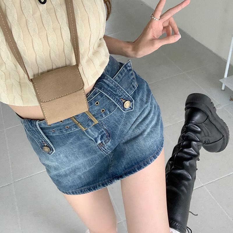 Chân váy jean COZOKC lưng cao dáng ôm kiểu dáng hợp thời trang