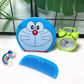 Gương mini kèm lược đầu Doremon