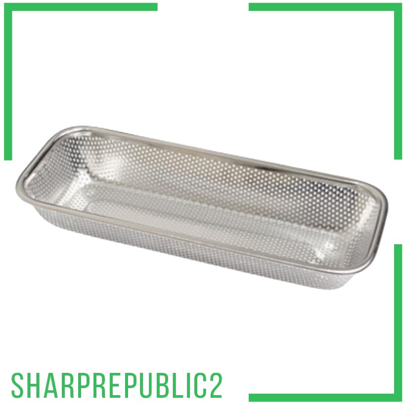Kitchen Drainer Basket Sift Rack Cutlery Drying Colander Spoon Organizer