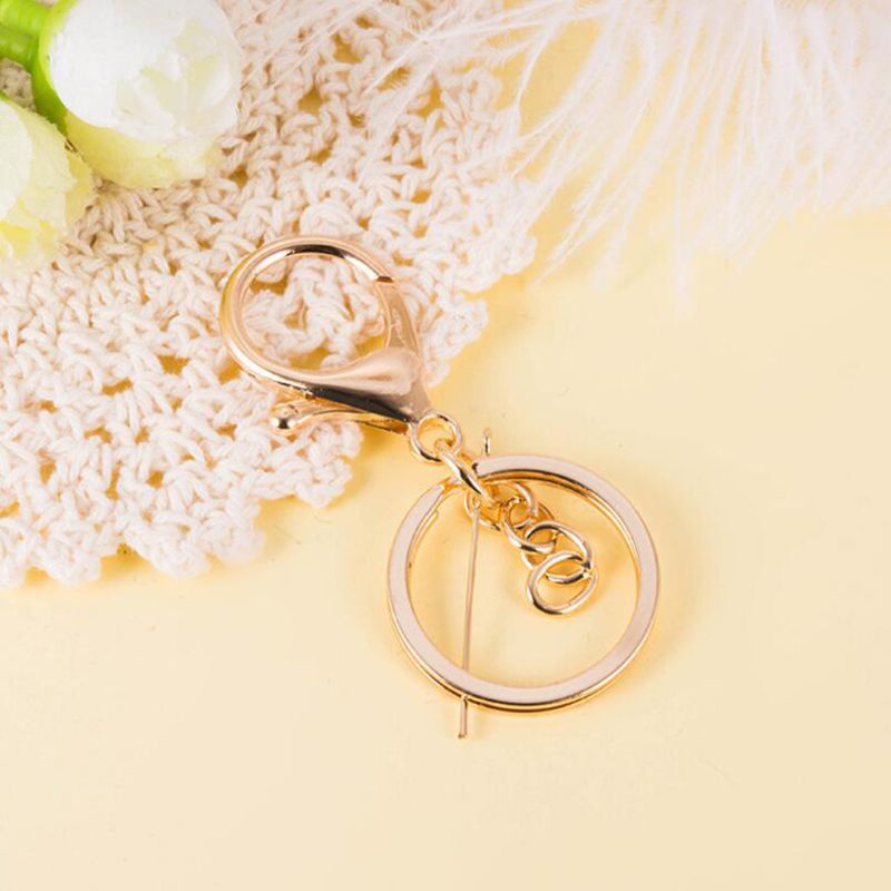 Móc Chìa Khóa Màu Vàng / Bạc Chất Lượng Cao