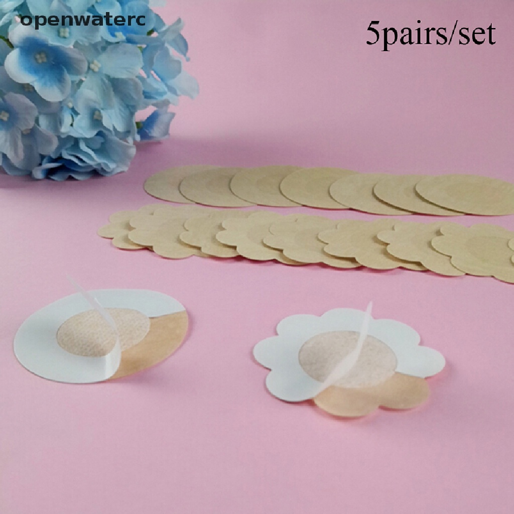 Set 10 Miếng Dán Ngực Tàng Hình Dùng Một Lần Tiện Dụng Cho Nữ