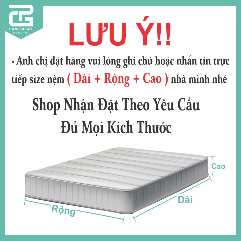 Bộ ga gối Thắng Lợi {4 món}100% Cotton chuẩn logo họa tiết Hoa