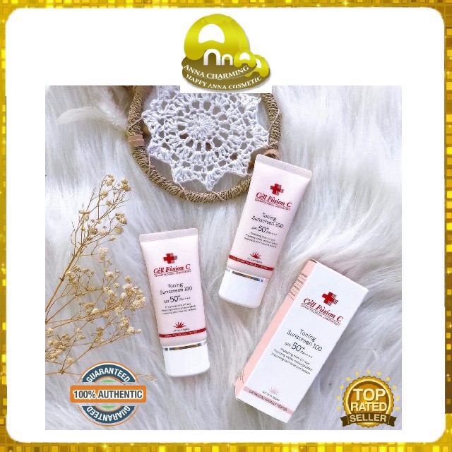 [HÀNG HỊN BILL HÃNG]  Kem Chống Nắng Cell Fusion C Toning Sunscreen100 Nâng Tone Dưỡng Da Làm Đẹp Mịn Màng Cam Kết Chính