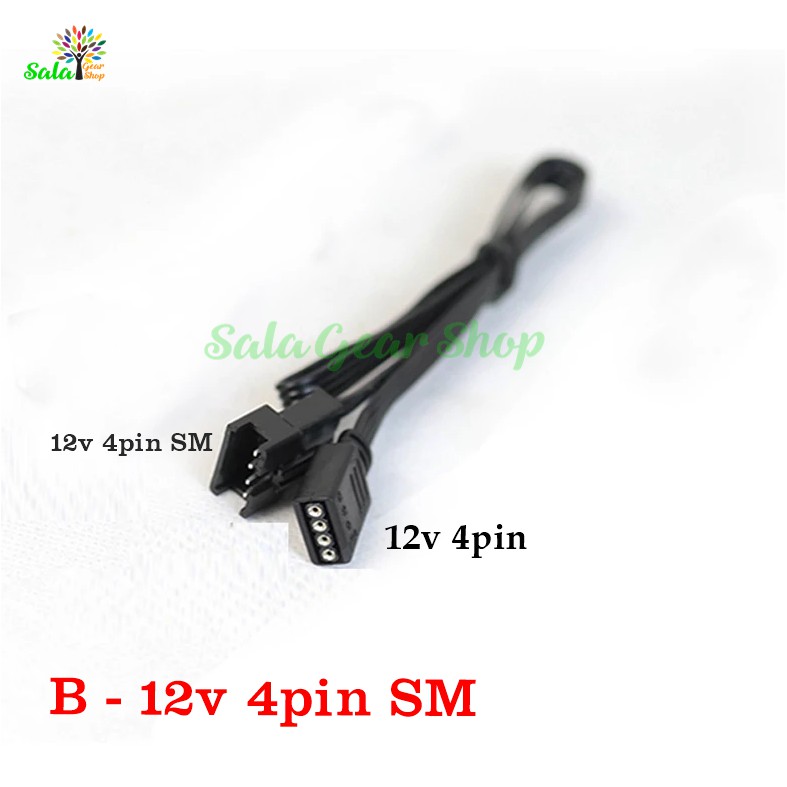 Cáp chuyển led ARGB - RGB 5v 3pin , 12v 4pin ,5v 3pin VDG