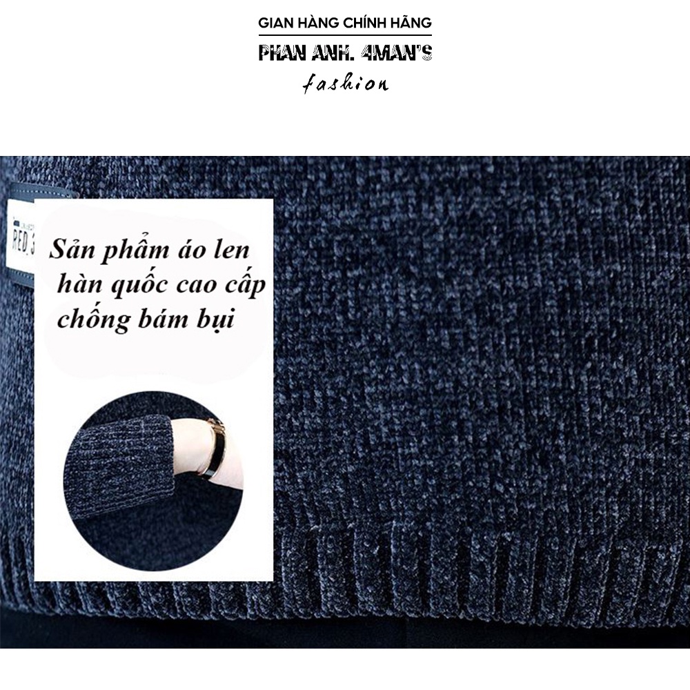 Áo len nam dài tay cổ tròn Phananh.4mans kiểu dáng Hàn Quốc - 4ML01