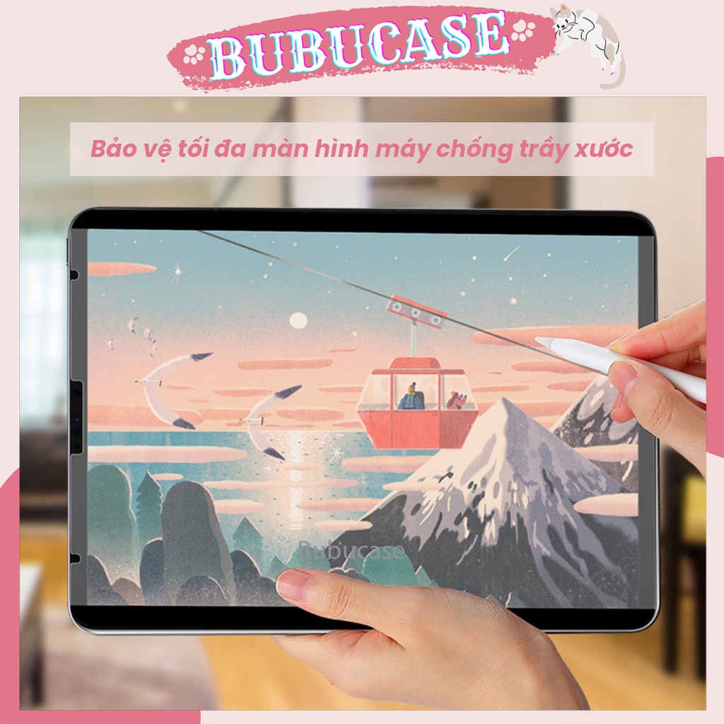 Dán Màn Hình iPad Paperlike Nam Châm Tự Động Dính, Tháo Rời Dễ Dàng  - Chống Vân Tay, Chống Chói, Chống Trầy Xước