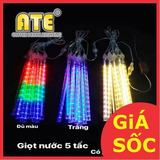 Dây đèn led trang trí LTP đèn nháy sao băng chùm trang trí ngoài trời - 8 cây 50cm