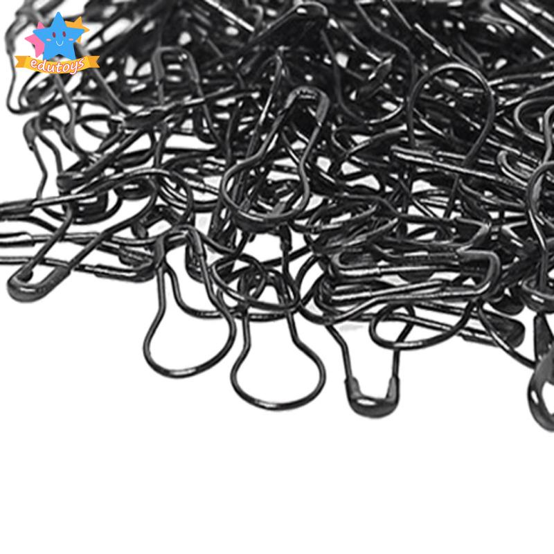 Set 1000 Ghim Cài An Toàn Bằng Kim Loại Dài 22mm Màu Đen