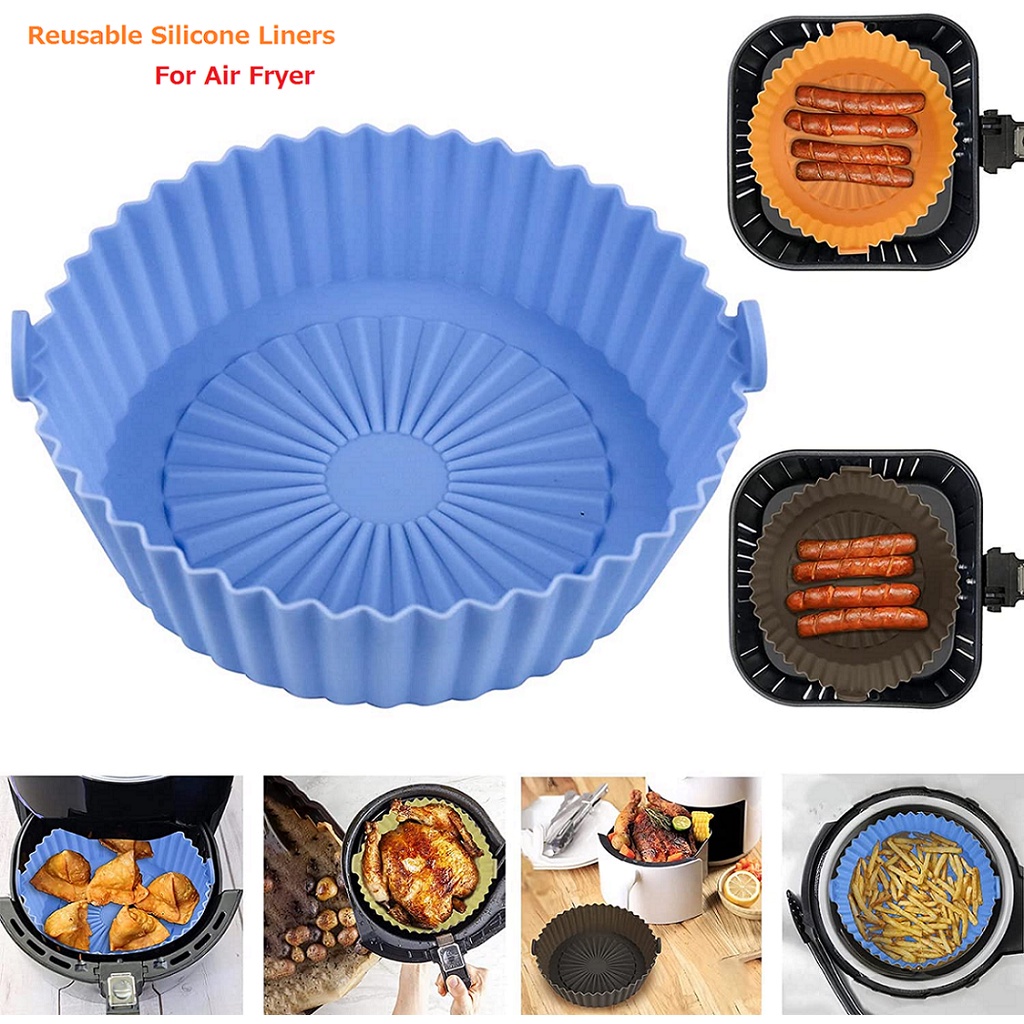 Khay Nướng Bánh Hình Tròn Chống Dính Chịu Nhiệt Độ Cao Bằng Silicone Tiện Dụng