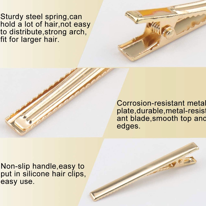 Sa Khuôn Silicone 34 Cái Làm Kẹp Tóc DIY