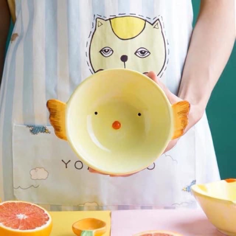 Bát Sứ Hình Gà,Bát Sứ Ăn Dặm KN Cho Bé