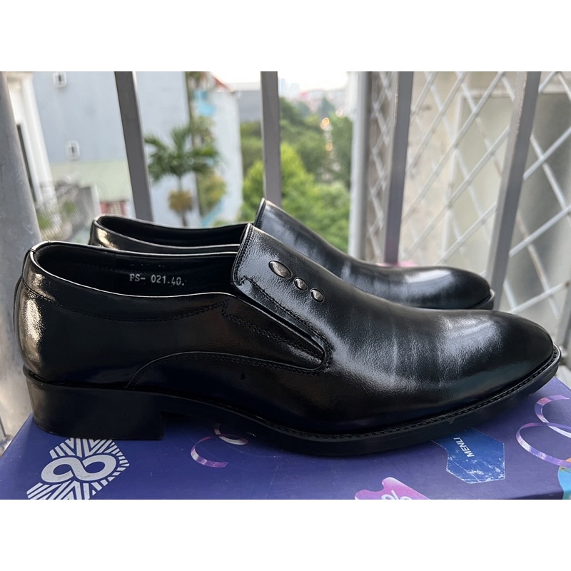 Giày công sở nam da bò Italy GLSP172 bảo hành 24 tháng