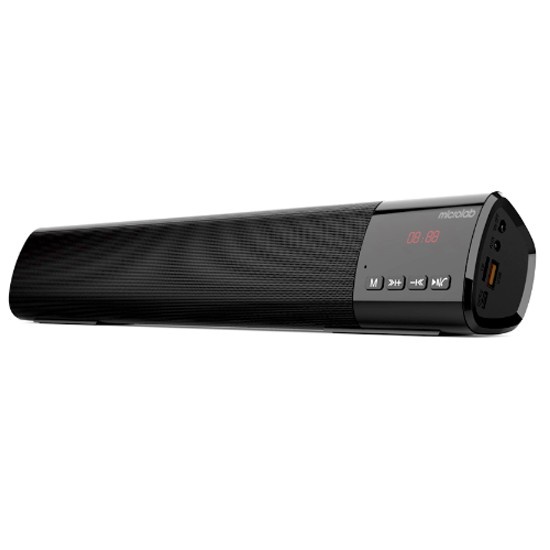 Loa bluetooth Microlab MS212 sạc pin thanh dài chính hãng siêu hay nhiều chức năng